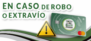 TARJETA ROBO Y EXTRAVIO